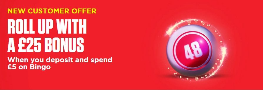 ladbrokes bingo welcome bonus