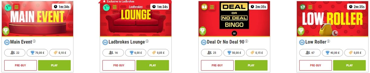 ladbrokes bingo